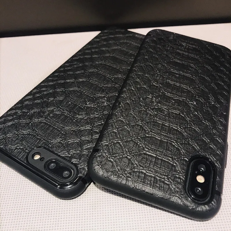 

Fashion Cool Black Snake print PU Leather Phone Case For iPhone 6 6S 7 8 Plus X Xr Xs Max Cases Soft TPU Back Cover Capa Coque