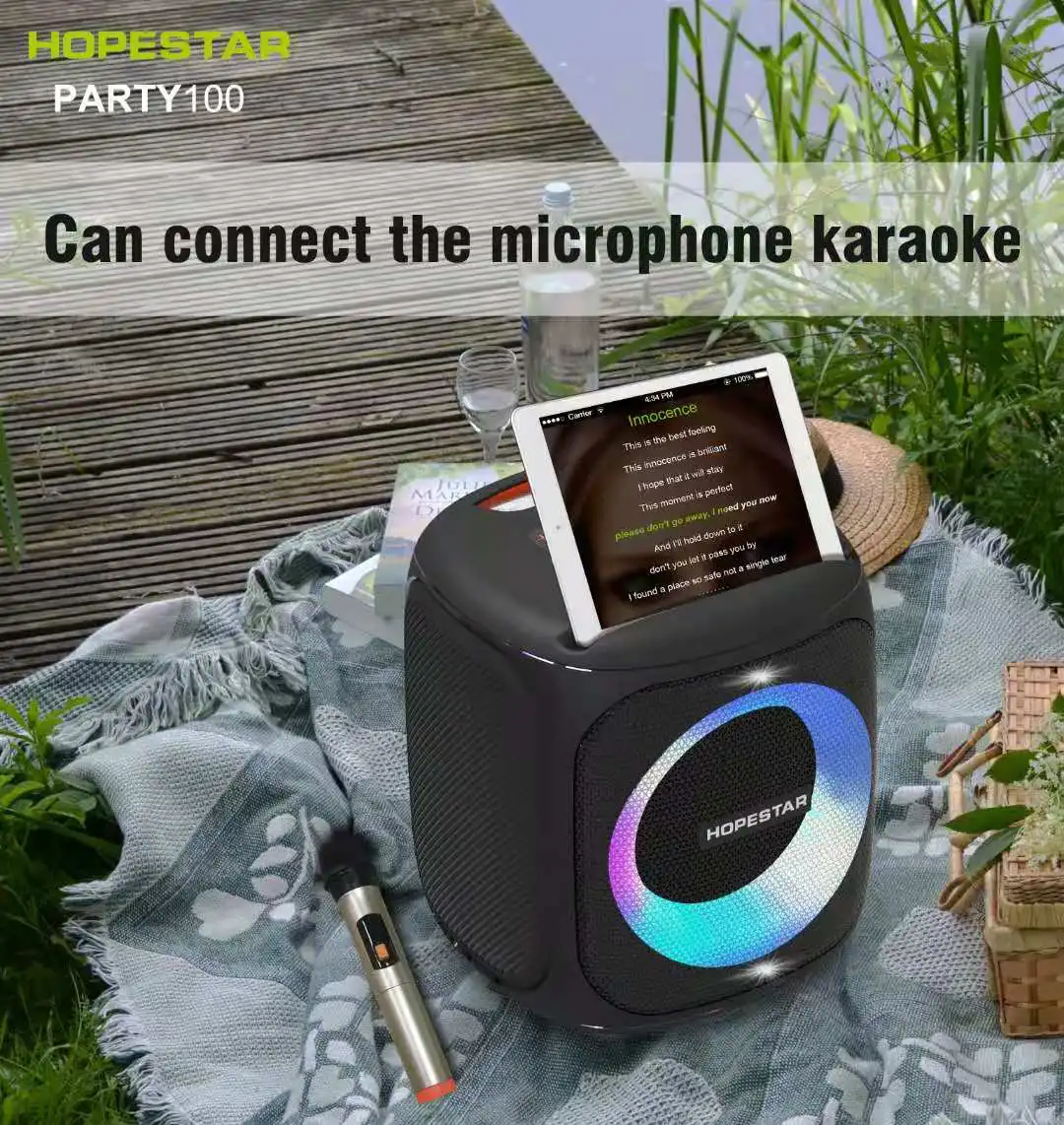 HOPESTAR Party 100 Mini Smart Wireless Bluetooth Speaker description image