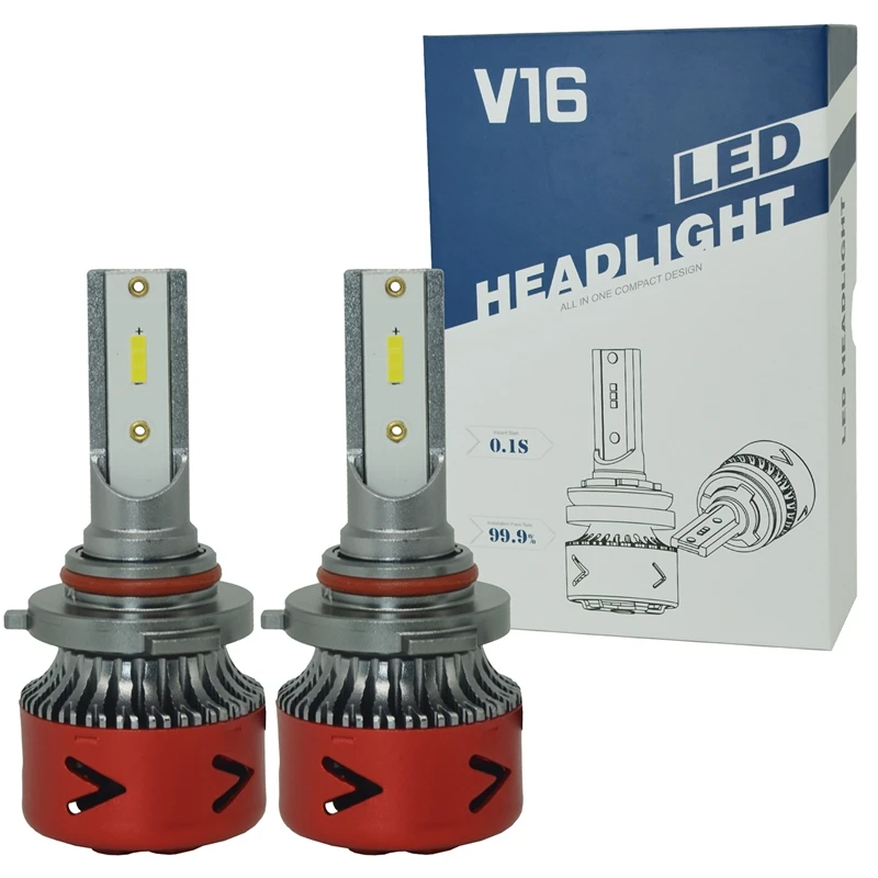 Новые продукты нового поколения автомобильные лампы Led V16 H1 H8 H9 H4 H7 H11 9012 Led 9008 H13 9004 9006 9005 H10 авто фары L