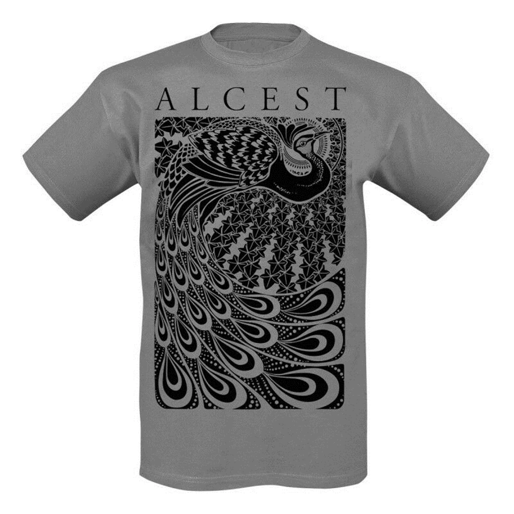Alcest Paon футболка с павлином Amesouers Les Discrets Katatonia Miyazaki Mononoke M Xl 2Xl 3Xl | Мужская одежда