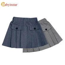 Babyinstar/юбки для девочек; Новинка г.; одежда для детей; юбка с высокой талией; одежда для малышей; осенне-зимняя детская юбка-пачка принцессы