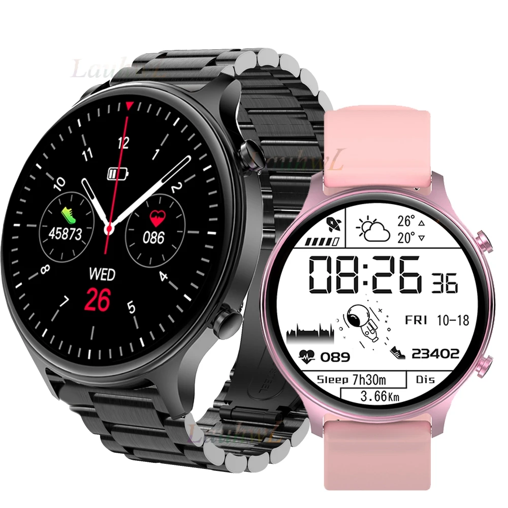 Lokslv-reloj inteligente para hombre y mujer, accesorio de pulsera resistente al agua IP68 con control del ritmo cardíaco y de la presión sanguínea, compatible con IPhone y samsung