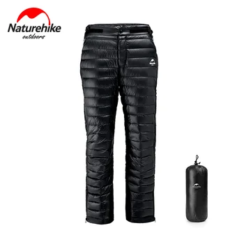 

Naturehike White Goose Down Pants Outwear Waterproof Thicken Keep Warm Outdoor Camping Hiking pants 490g Double Zipper -5~-20℃