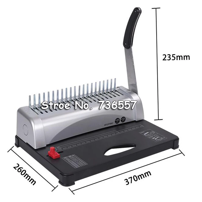 A4 Paper Binding Machine Puncher Binder 21 Holes 12 Sheets Punching 450 Office Home Tools A5 A6 7 |