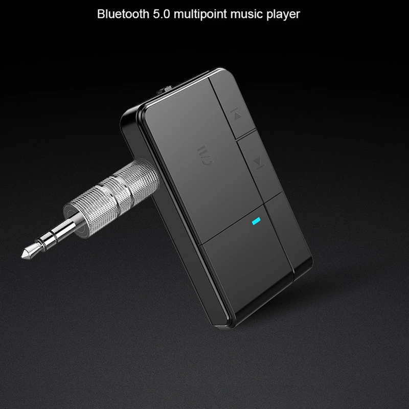 Bluetooth приемник 5,0 беспроводной передатчик 3,5 мм разъем громкой связи с 10H время воспроизведения для наушников динамик аудио AUX автомобиля
