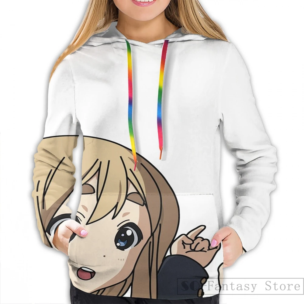 Women Мужские толстовки, свитшоты для женщин funny K-on! Повседневная Толстовка с капюшоном с принтом «Mugi»(справа - Цвет: Women