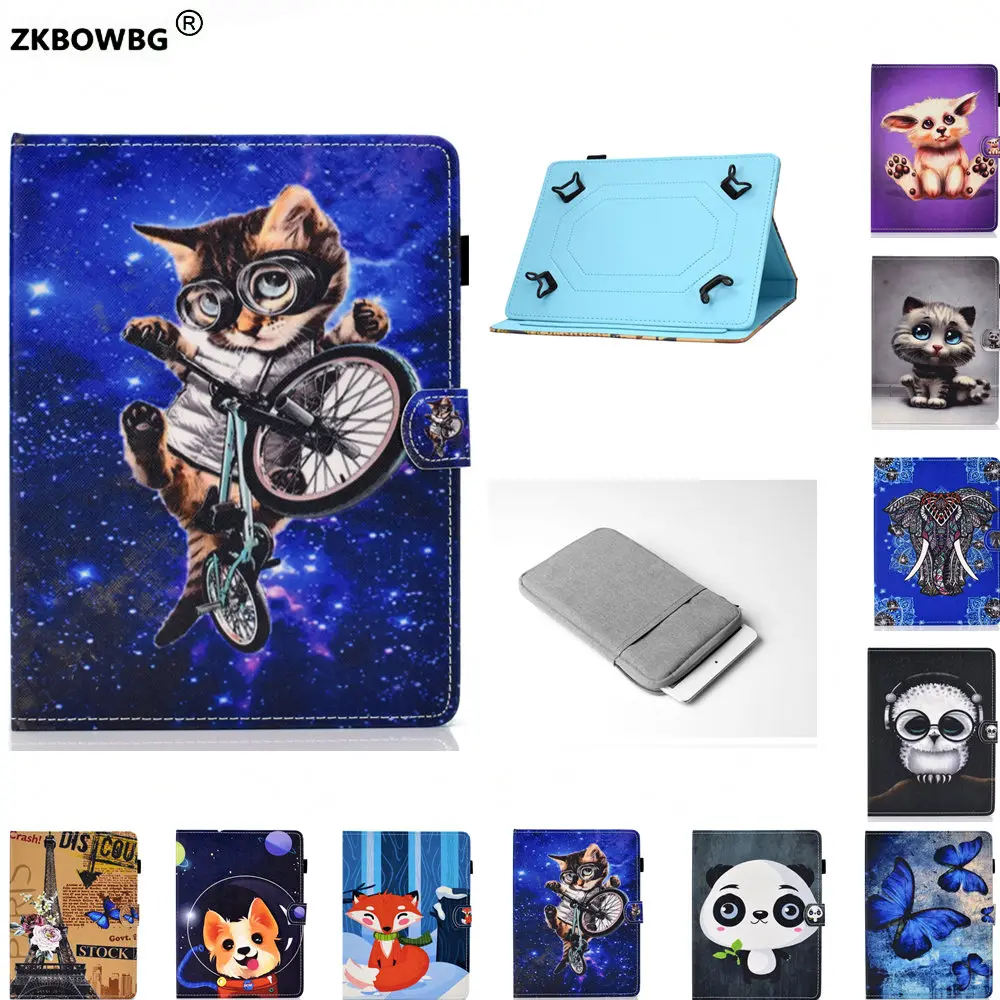 

PU Leather Cover For Teclast T10 T20 10.1" for Irbis TZ960/TZ961TZ965/TZ967/TZ968/TZ969 9.6 inch Universal Sleeve Tablet Case