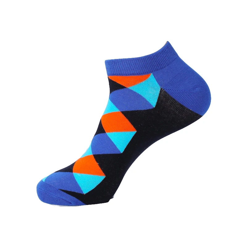 Хлопковые женские и мужские носки-следки, забавные летние уличные носки в стиле Харадзюку, носки-тапочки унисекс, новинка, носки с рисунками из мультфильмов, счастливые носки - Цвет: S26