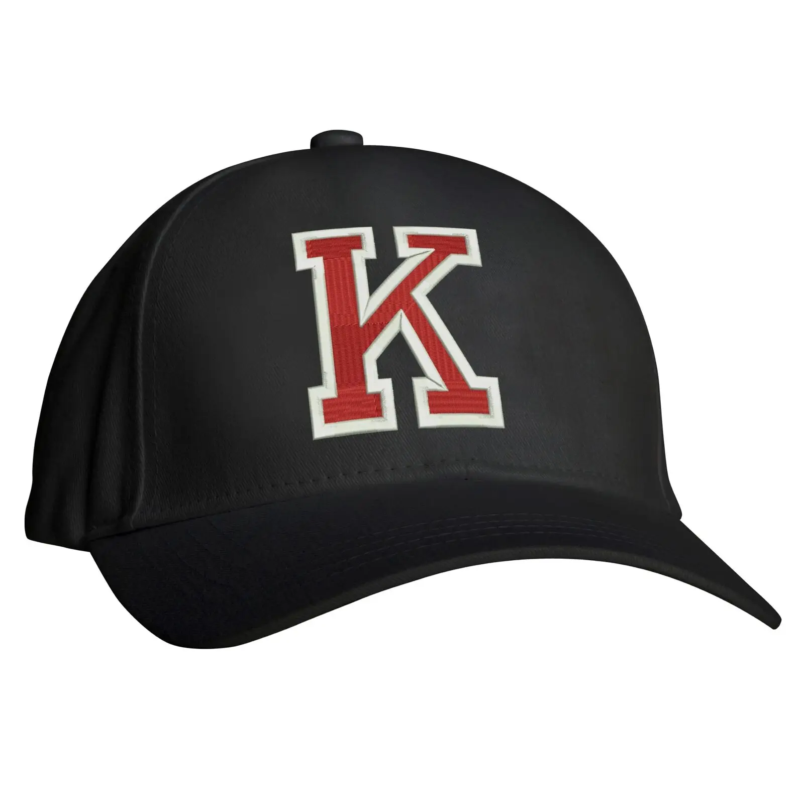 Letter K Baseball cap Birthday Gift Alphabet Hiphop Style Printed