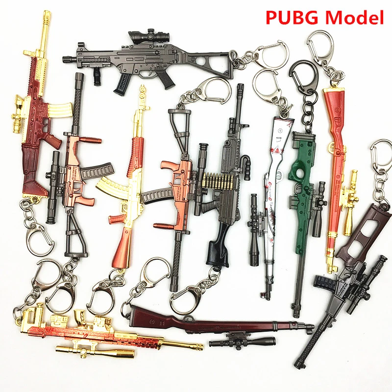 Hot Game PUBG Keychain Gun AWM 98K SKS Game Fans 3D Key Chains Ring Glitter  Llaveros For PUBG Metal Chaveiro High Quality Gifts|Key Chains| - AliExpress