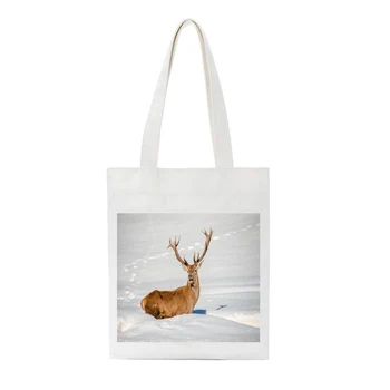 

Customs Printed LOGO Handbag Canvas Tote Bags Hot Selling Handbag Shopping Bag Eco Foldable Casual Beach Travel Storage Bags