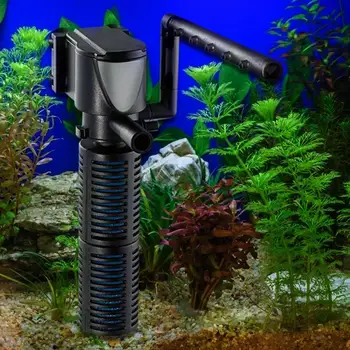

3 in 1 Mini Goldfish Tank Working Noiselessly Corrosion Resistance Filter Aquarium Purified Water Filtration Oxygen Pump