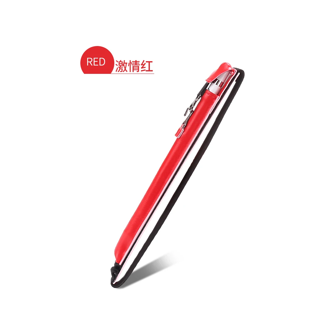 red AIYKEXIN универсальный чехол для Apple Pencil из полиуретана для сенсорных ручек, держатель для карандашей, переносная Защита от царапин, 5 цветов - Цвета: red