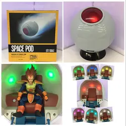 Dragon Ball экшн-фигурка Saiyan Space Pod светодиодный светильник ПВХ фигурка Коллекционная модель игрушки 18 см KT3708