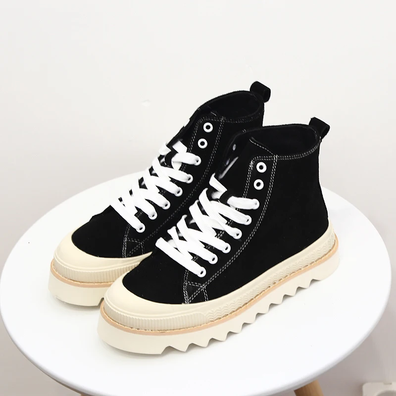 Обувь; женские ботинки; коллекция года; осенние ботильоны для женщин на шнуровке; кожаная обувь; модные ботинки; Женская Осенняя обувь - Цвет: aSShow