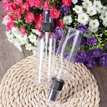 

6pcs 50ml Portable Spary Bottle Travel Bottles Clear Refillable Containers Empty Travel Spary Bottle with Funnel
