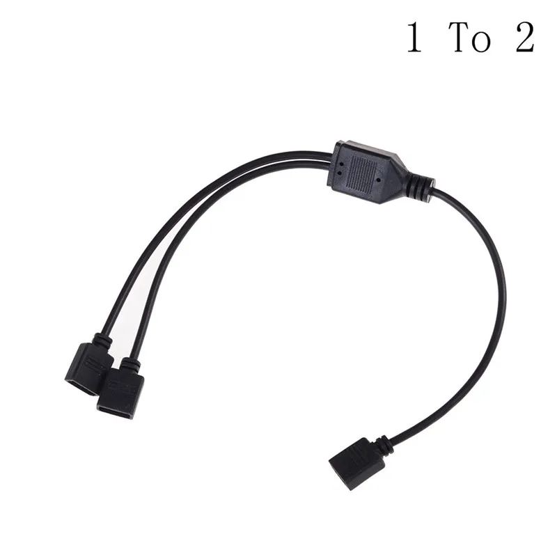 1pc Аксессуары для лент, Женский сплиттер, светодиодный RGB удлинитель с 4 контактами для 3528 5050 светодиодный полосы 1-1, 2, 3, 4 коннектора - Цвет: 1pc