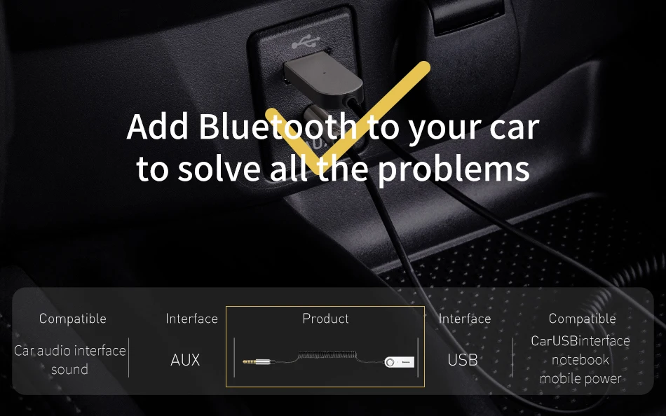 Baseus Bluetooth передатчик беспроводной Bluetooth приемник 5,0 автомобильный AUX 3,5 мм Bluetooth адаптер аудио кабель для динамиков наушников