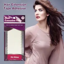 10x12 шт./партия(120 шт.) Белый Двусторонняя наращивание волос клеевое соединение лента Водонепроницаемый лента для наращивания волос/парик