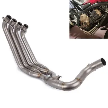 

Motorcycle Exhaust Pipe Exhaust Full System 51mm Front Link Connect Pipe Row Side For H onda CBR650F CBR650 2014-2019