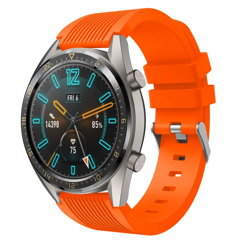 

20mm 22mm Soft Silicone Strap for Huawei watch GT 2 / 2e Smart Watch Bracelet for Honor Magic Watch 2 42MM 46MM Watchband