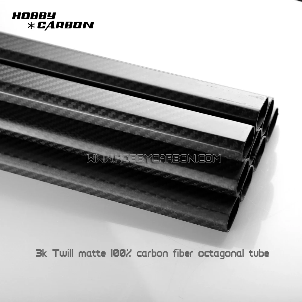 HOBBY CARBON оптовая цена 6 шт. 20x30x500 мм 100% углеродная восьмиугольная трубка для