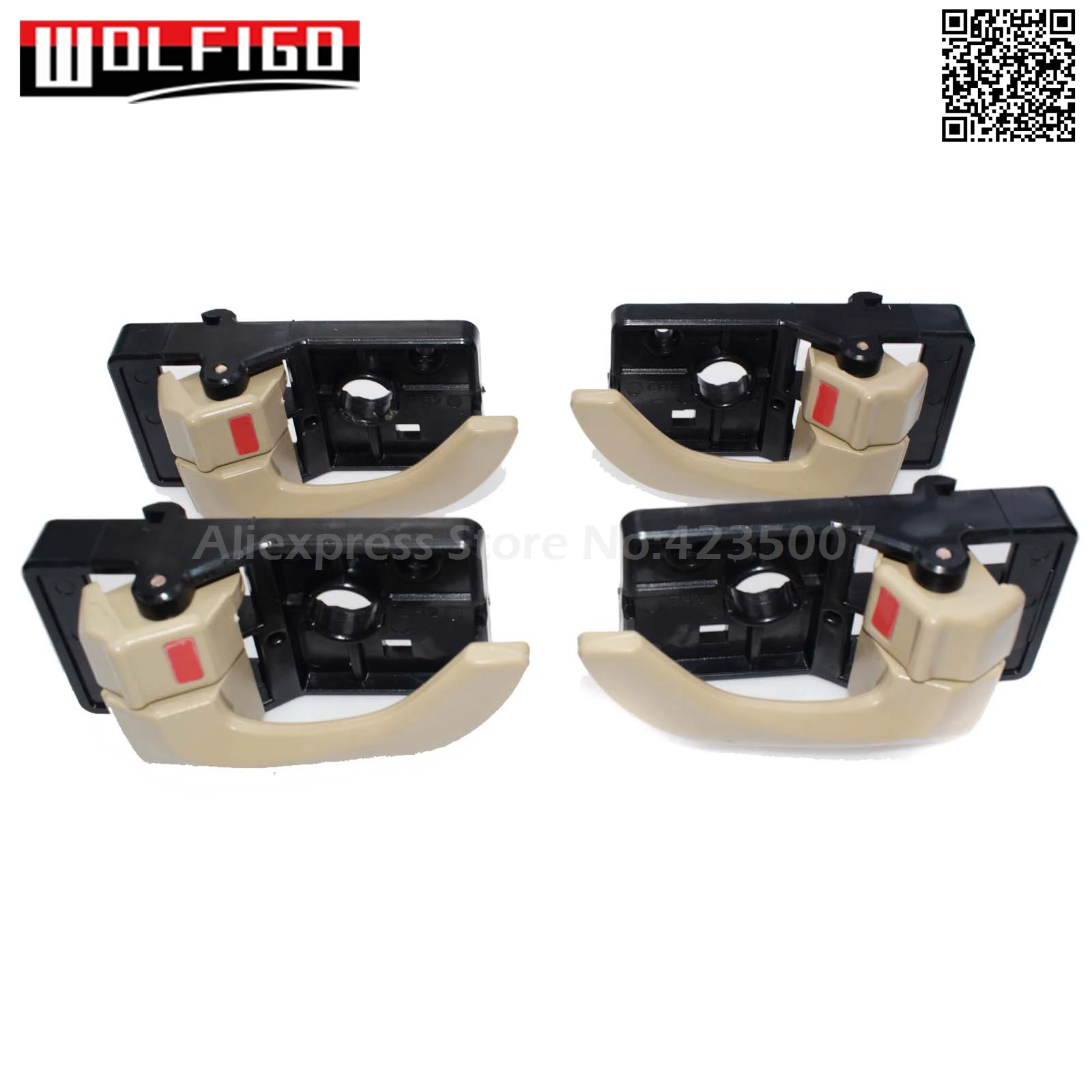WOLFIGO новые BeigeLeft правая внутренняя дверная ручка автомобиля для 2005 2006 2007 2008 2009 hyundai Tucson 826102E000, 82620-2E000