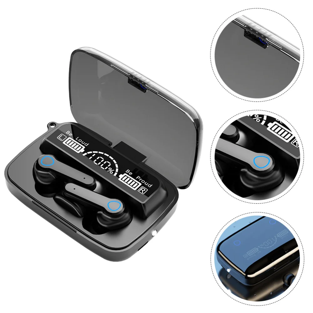 

1 Set Stereo Headset Household Call Headphone Outdoor Earphones with Lighting