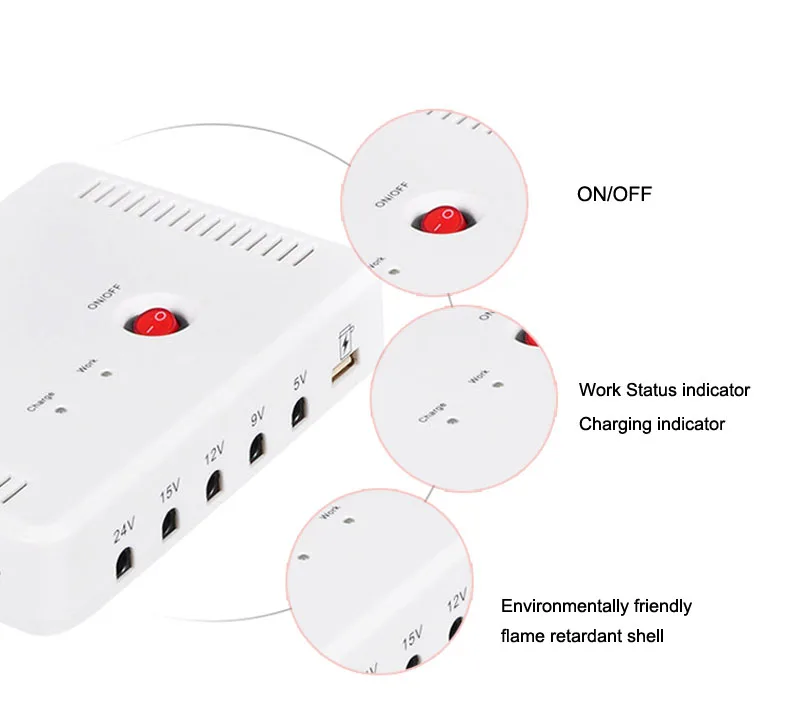 12v 15v 24v relação dc e porta