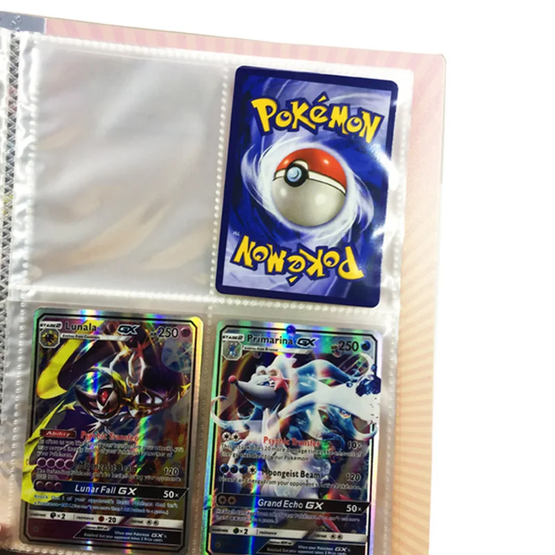 Такара Tomy Pokemon держатель для карт Pokecard альбом блестящие карты книга 200 шт GX без повтора игровая коллекция карт коробка