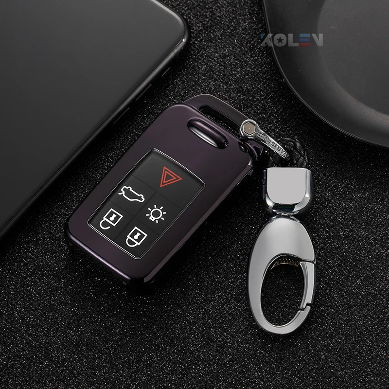 Custodia morbida per chiave a distanza per auto in TPU custodia completa per Volvo S60L V40 V60 XC60 XC90 S60 S80L T3 T4 T5 custodia protettiva per chiave intelligente - H86c5cfc3601c4d5594db314f40daeed0p