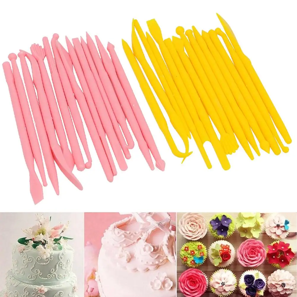 

14Pcs Cake Sugarcrafts Modeling Cutter DIY Sculpting Decorating Tool Carve Pen