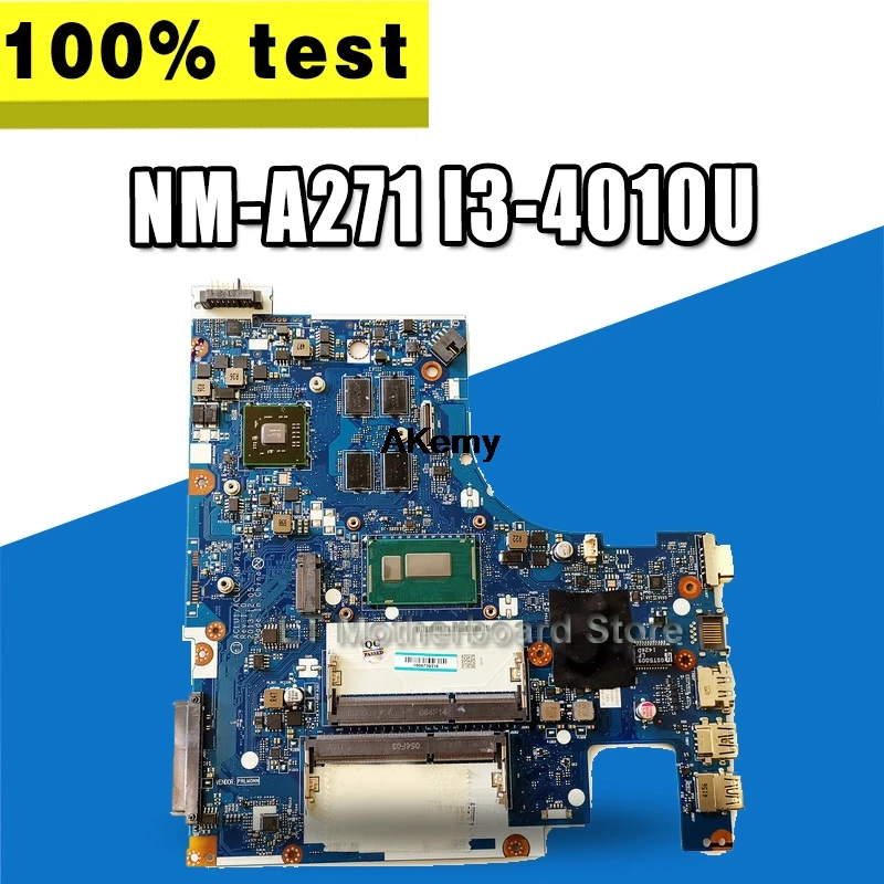 

NM-A271 Laptop motherboard for Lenovo G50-70 original mainboard I3-4010U