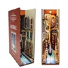 Wooden DIY Book Nook Shelf Insert Kits Model Ocean Roombox Handmade Building Miniature Furniture Home Decoration Toys Gifts 5