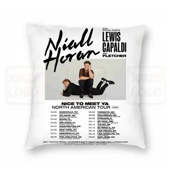 

Niall Horan Nice To Meet Ya North American Tour 2020 White Pillow case Women Men