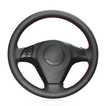 

Hand-stitched Black Artificial Leather Anti-slip Car Steering Wheel Cover for Mazda 3 Axela 2004-2009 Mazda 5 2004-2010 Mazda 6