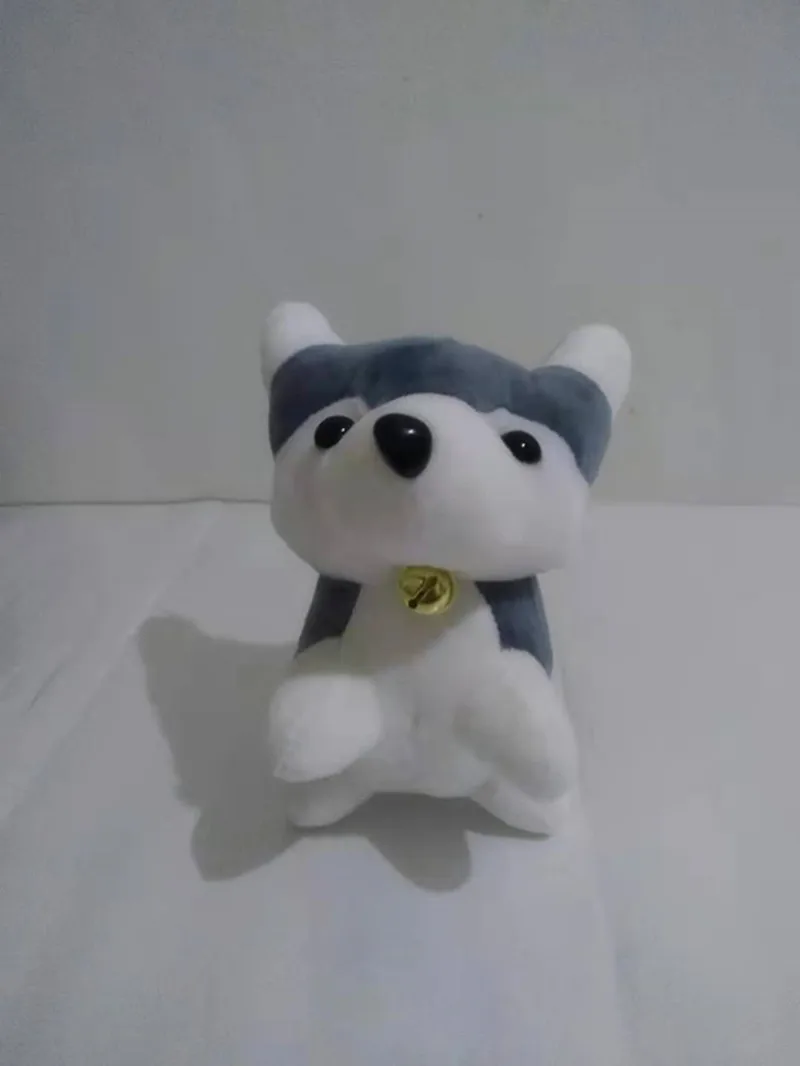 

Cute grey puppy doll plush toy For Children Birthday or christmas Present