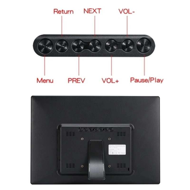 SJD-1403 14Inch LEDs Digital Photo Frame 1280 x 800 H-D Screen Album Display Image MP4 Video MP3 Audio Clock Calendar Functions SJD-1403 14Inch LEDs Digital Photo Frame 1280 x 800 H-D Screen Album Display Image MP4 Video MP3 Audio Clock Calendar Functions