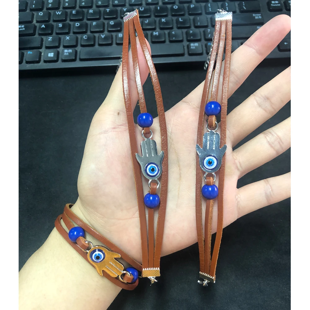 

Game The Last of Us 2 Part 2 Ellie Dina Bracelet Cosplay Devil's Eye Blue Beads Bracelets Fan Gift Collection Costume Accessorie