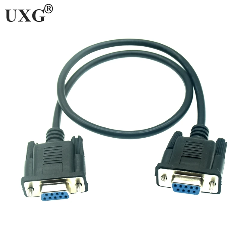 RS232CableToRS232DB9FToDB9FFemaleToFemaleDB9Connector