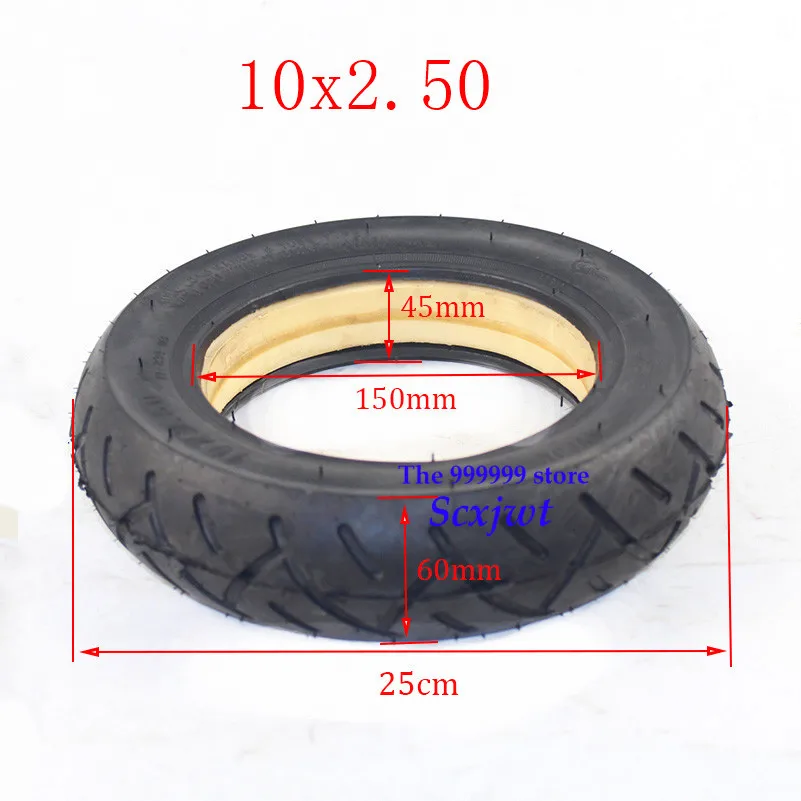 2019 Hot Sale Good Quality 10 Inch 10x2.50 Solid Tire Tubeless for Folding Electric Scooter 10-inch E-Scooter Pocket Bike Razor 2019 Hot Sale Good Quality 10 Inch 10x2.50 Solid Tire Tubeless for Folding Electric Scooter 10-inch E-Scooter Pocket Bike Razor
