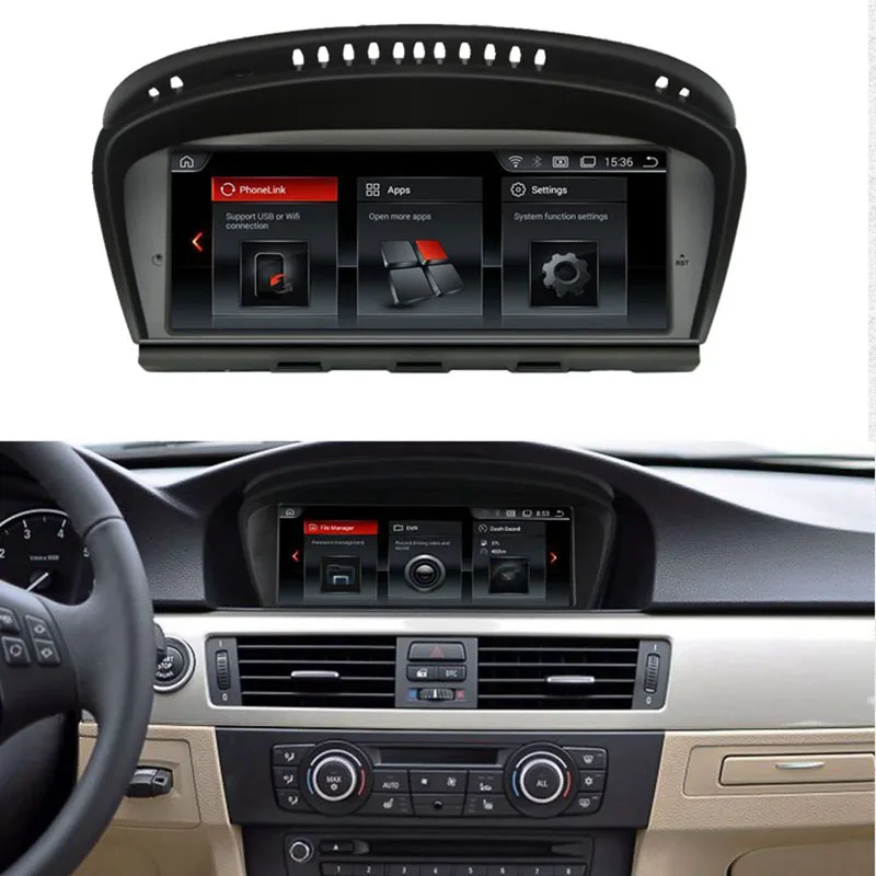 Android 9.0 quad-core 2+32G 8.8 inch Car stereo DVD Player GPS Navigation For BMW 3/5 Series E60 E90(2009-2012) CCC System