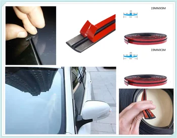 

Universal 14 19MM Rubber seal front windshield sunroof car styling for Kia Multi-S Amanti Opirus eco Pro-cee-d KOUP