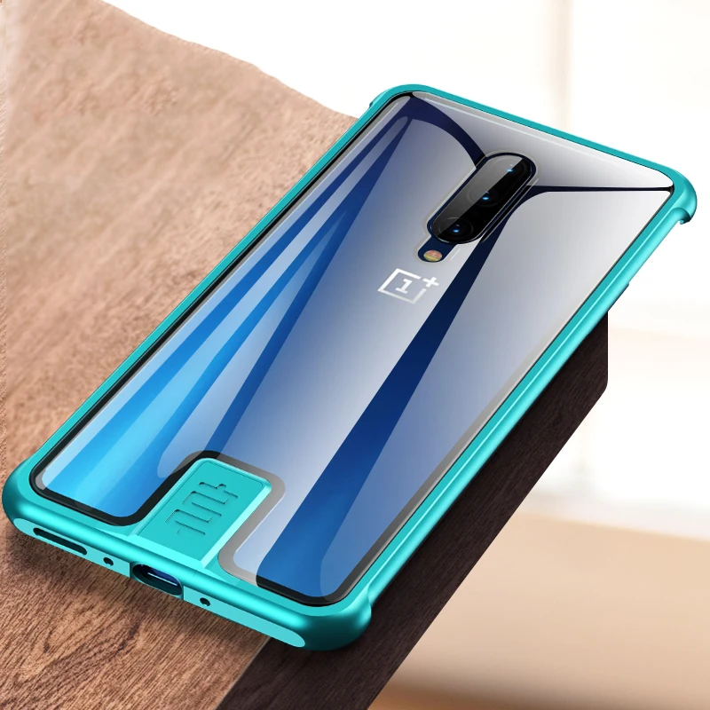 Чехол для Oneplus 7 Pro, противоударный защитный чехол из закаленного стекла для Oneplus 7 Pro 7Pro 6 T 6 T, металлический бампер