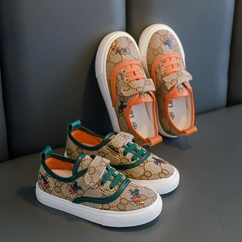 

Kids Shoes Boys Girls Shoes Cute Cartoon Canvas Shoes Girls Boys Sneakers Breathable Girls Boys Shoes