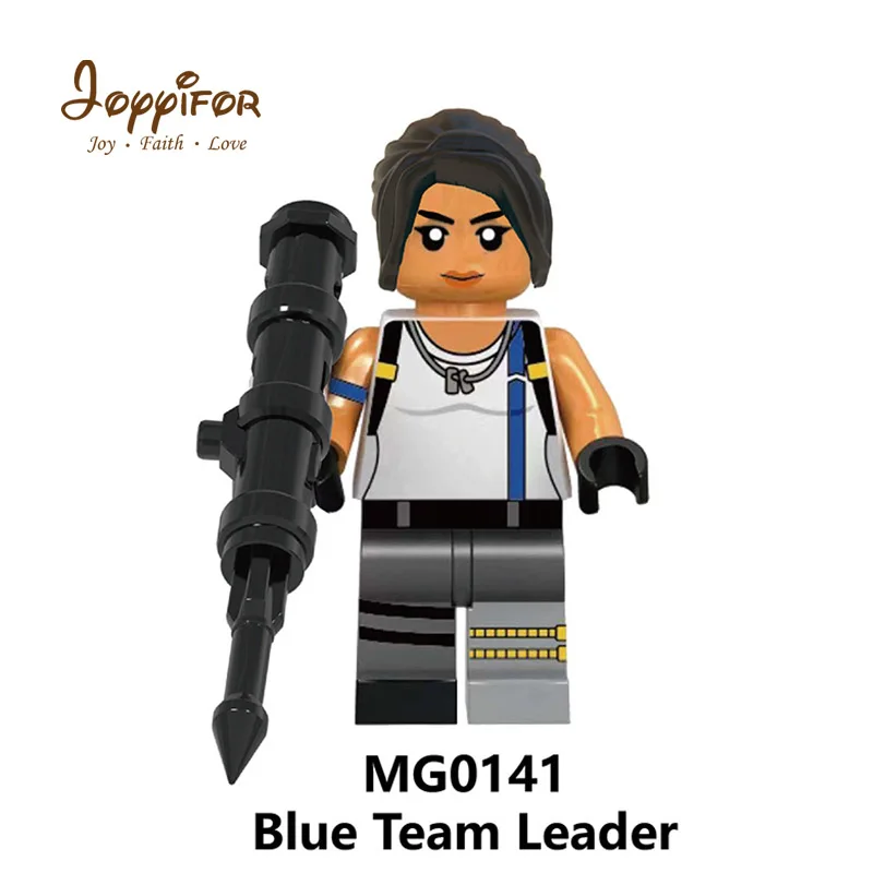 Hot Game Night Shooting Battle Skull Trooper Male Explorer Special Soldier Team Leader Mini Action Figures Building Blocks Toys - Цвет: Бургундия