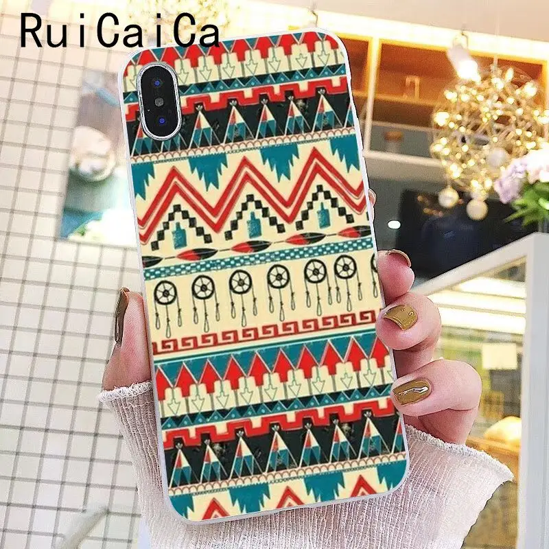 Pastel Tribal Aztec Triangle On Nebula