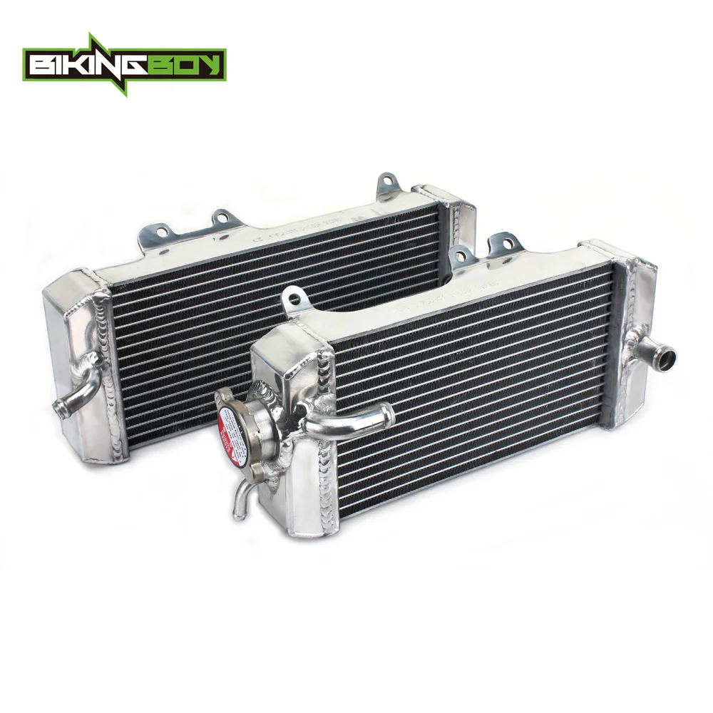BIKINGBOY для Kawasaki KX 250 F KX250F KX-F KXF 2009 MX внедорожный алюминиевый радиатор охлаждения