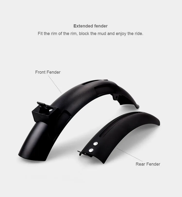  QICYCLE Mudguard Bike Splash-Fender Electric-Bike Xiaomi Qicycle