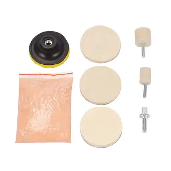 

"Product description: Cerium Oxide Polishing Powder and Felt Polishing Pad Kit NEW